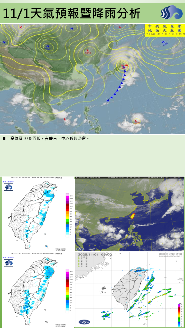 警示說明:受東北季風影響，早晚氣溫偏涼